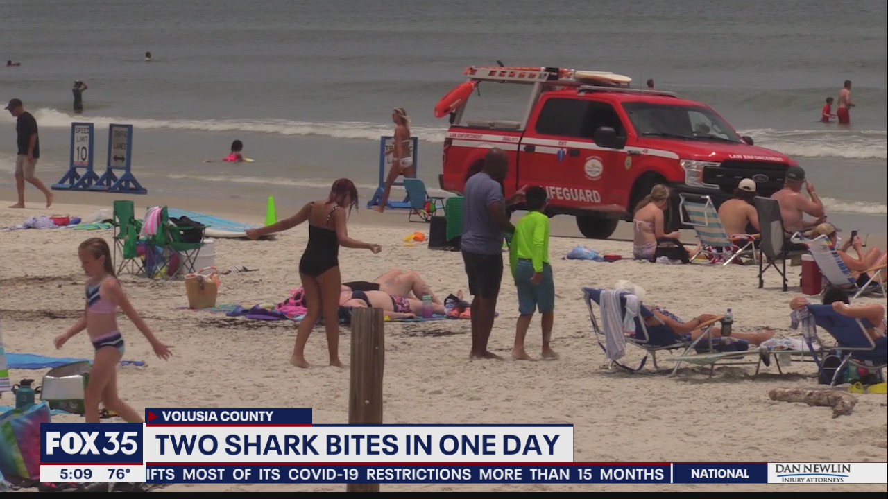 2 shark bites at New Smyrna Beach on the same day
