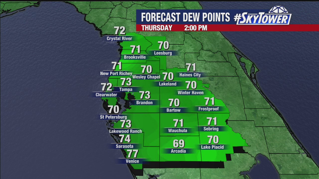 Thursday afternoon forecast