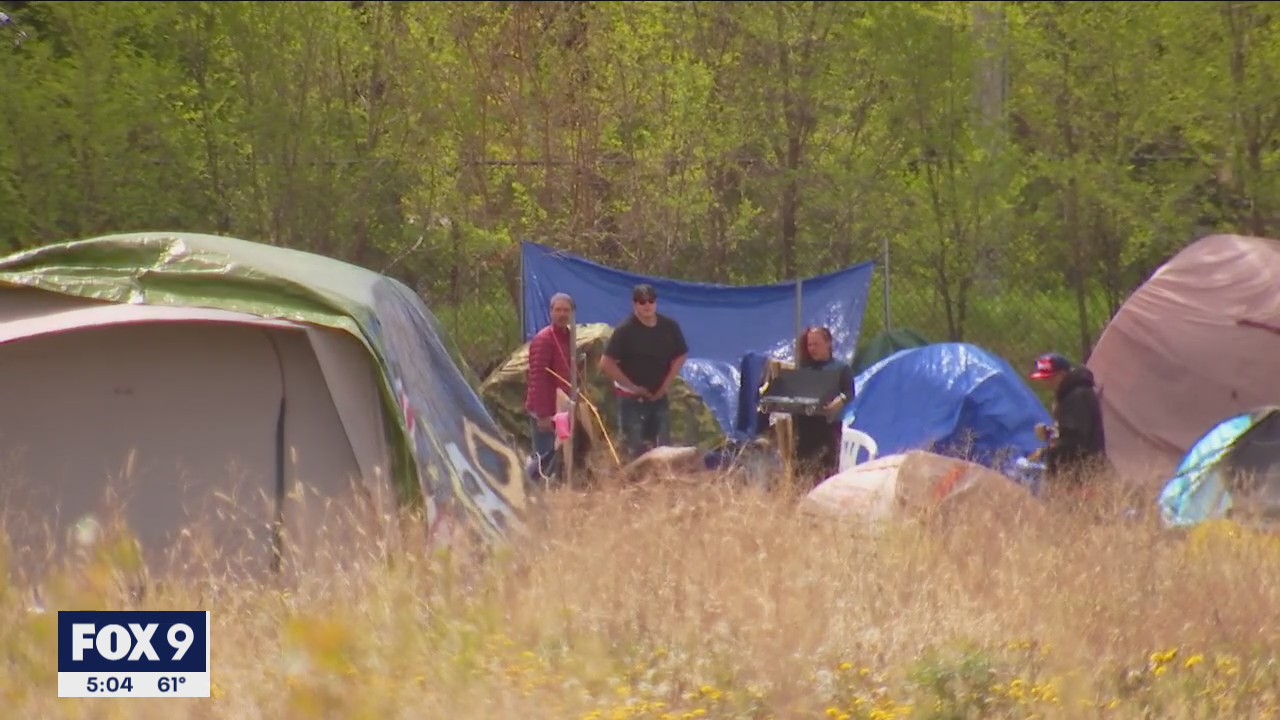Minneapolis church concerned about encampment on its property
