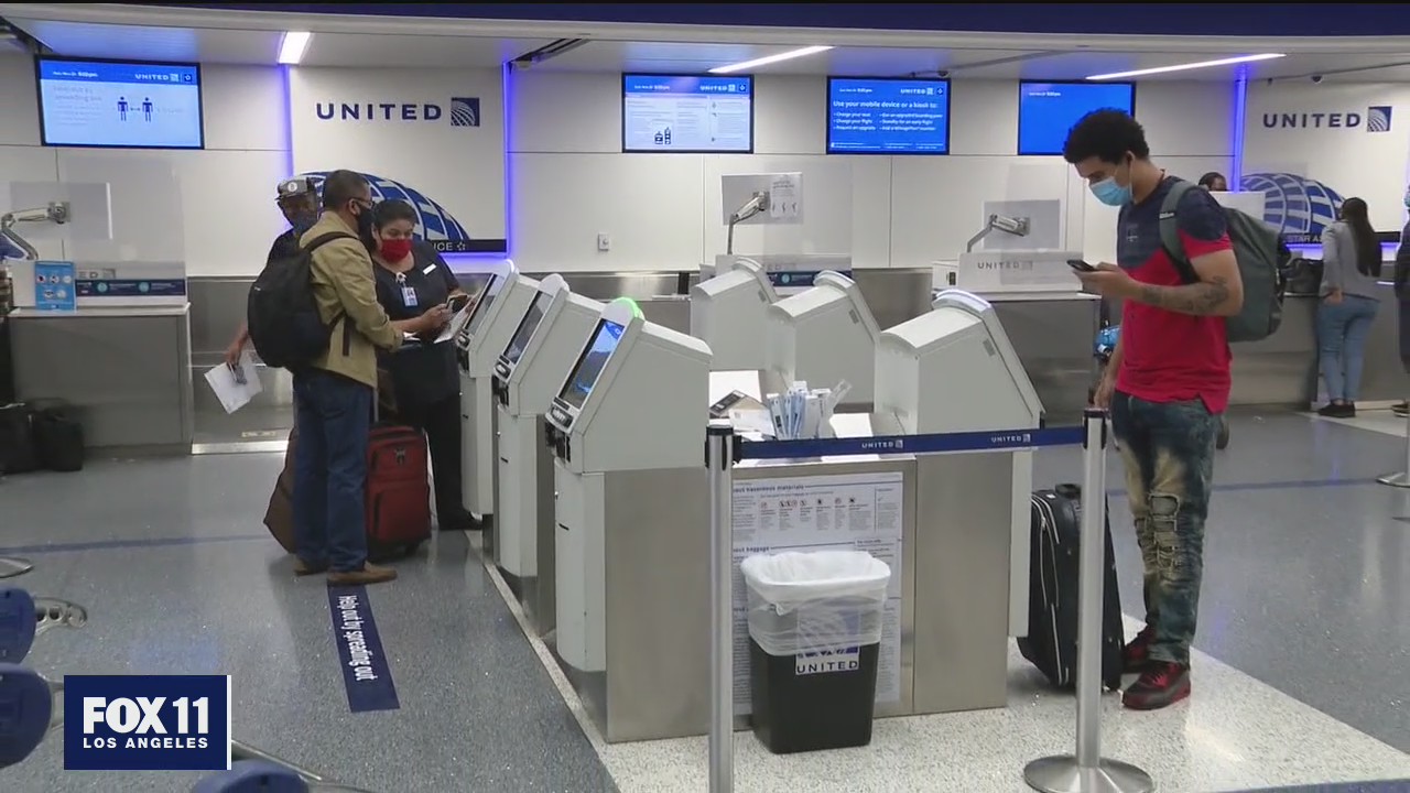 Holiday travel down at LAX