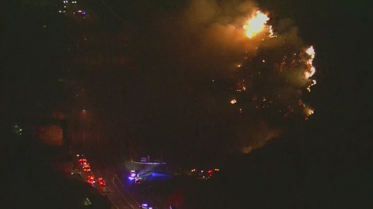 Man in custody in conjunction with Malibu brush fire