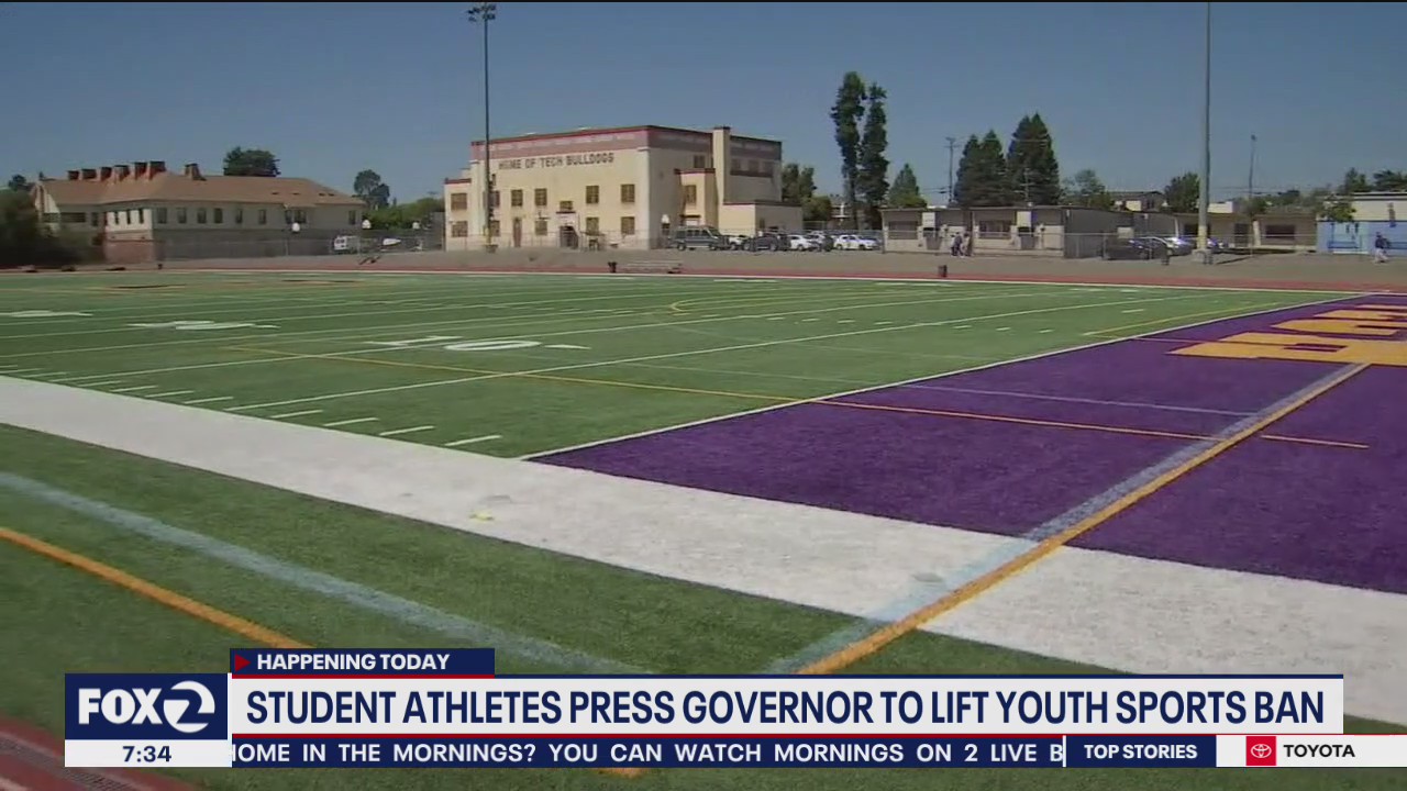 Student athletes press governor to lift youth sports ban