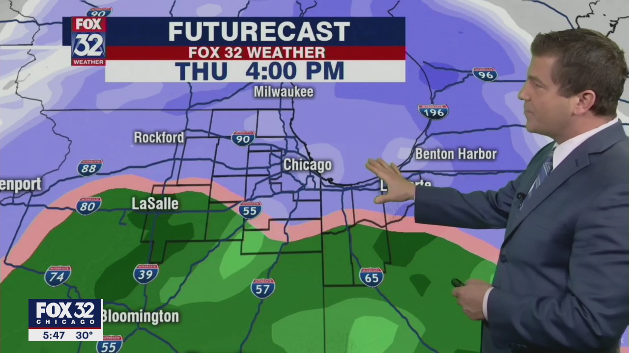 6 p.m. forecast for Chicagoland on Feb. 2
