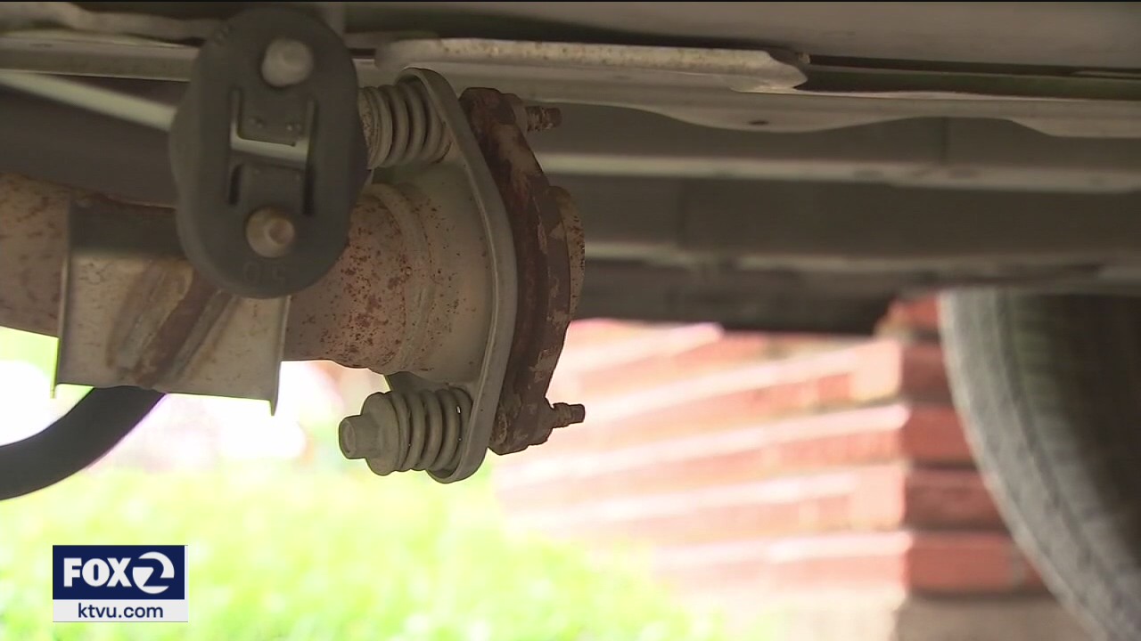 Metals worth more than gold attract thieves to catalytic converters