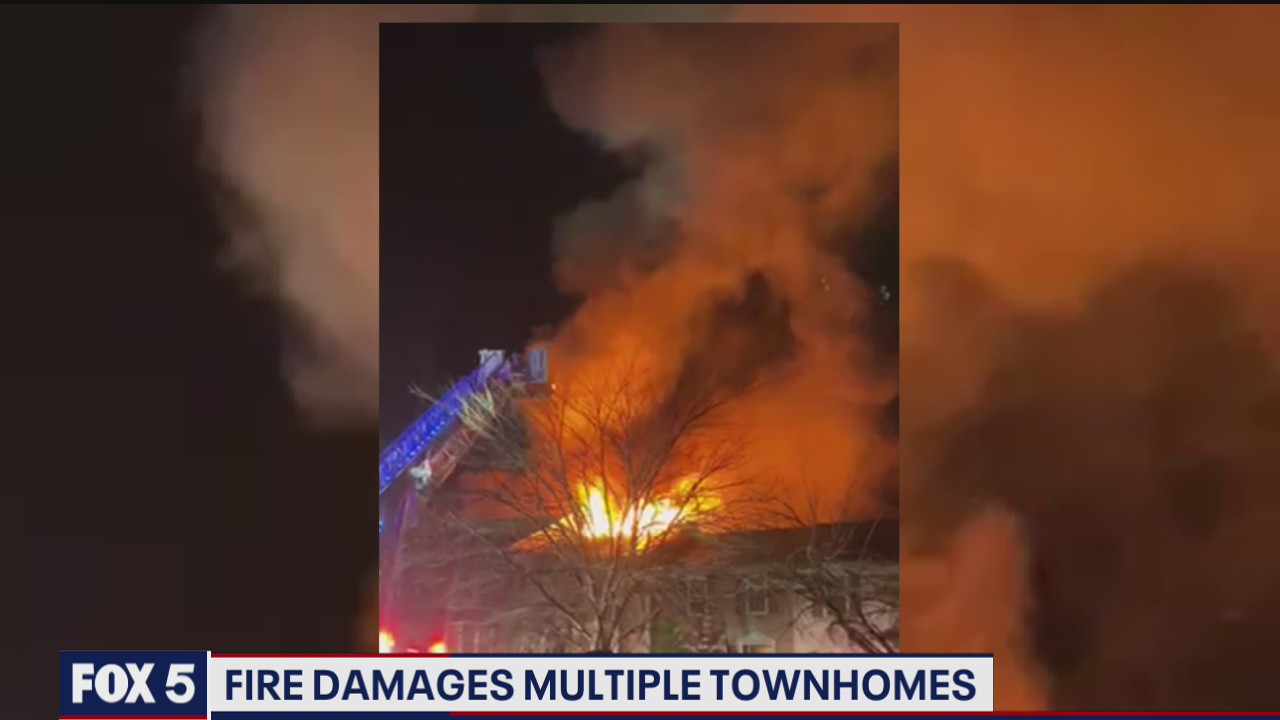 Fire damages multiple townhomes