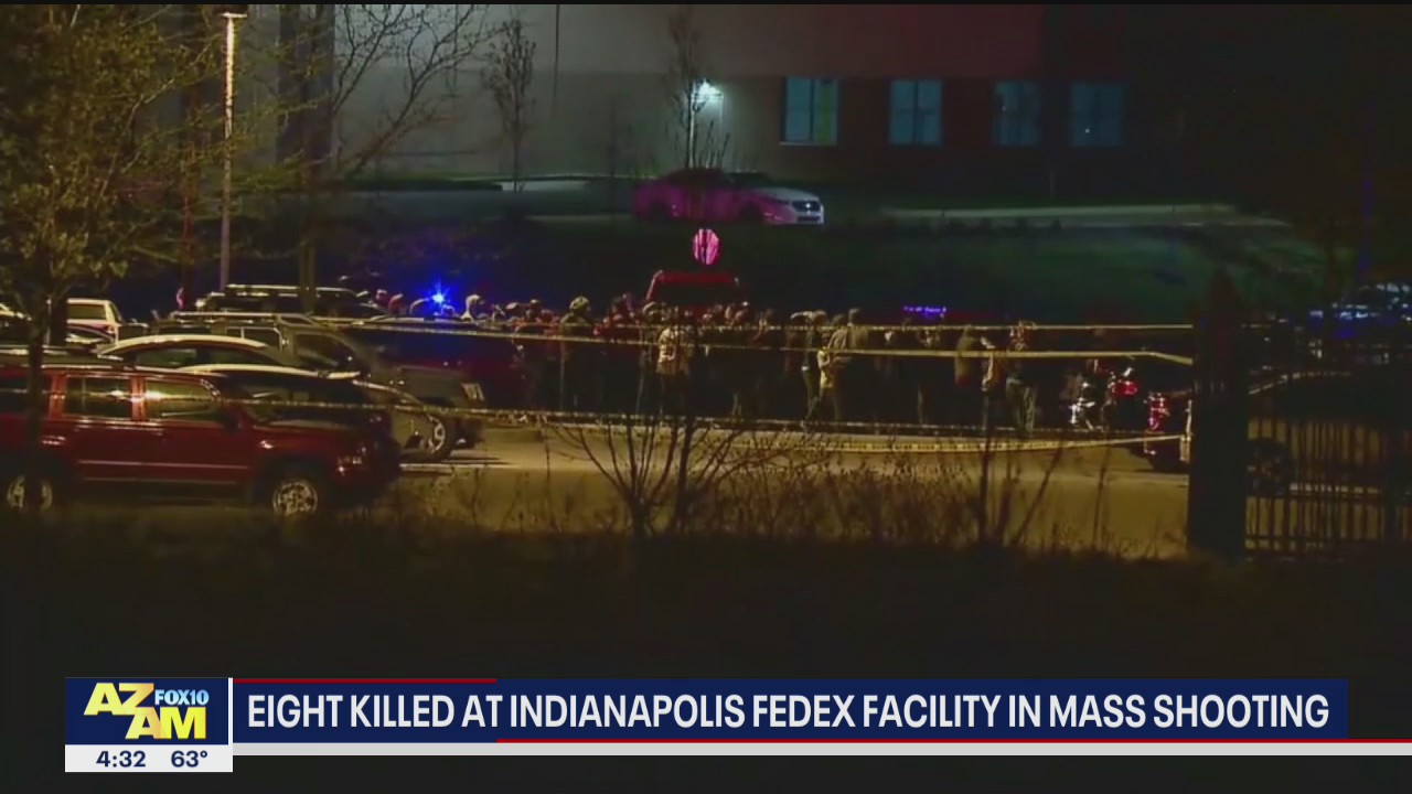 8 dead in shooting at FedEx facility in Indianapolis