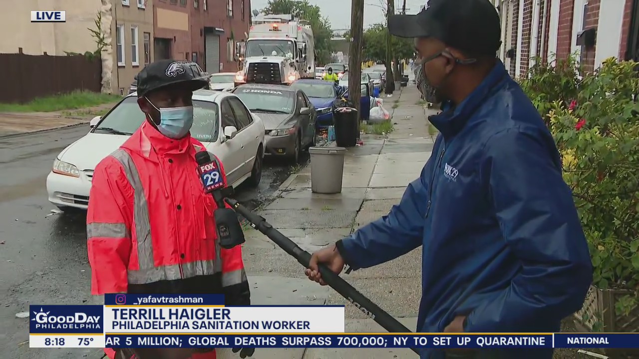 Philadelphia Streets Department worker raises money to get PPE