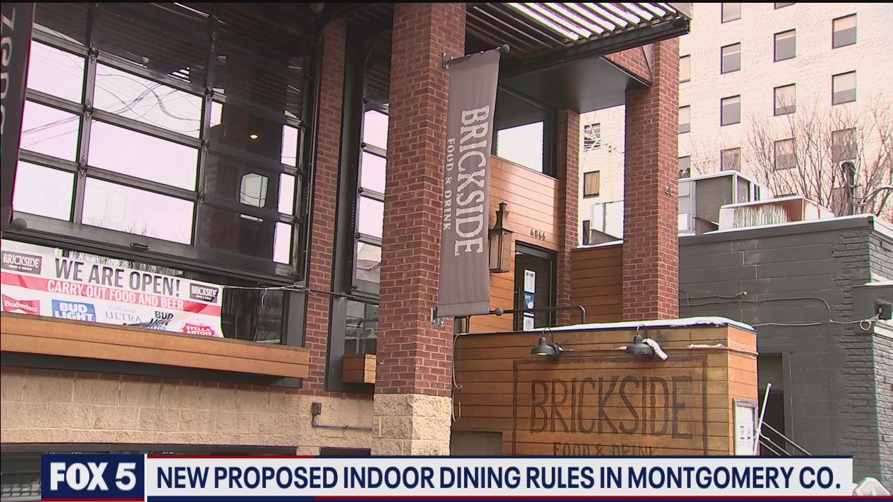 New proposed indoor dining rules in Montgomery County