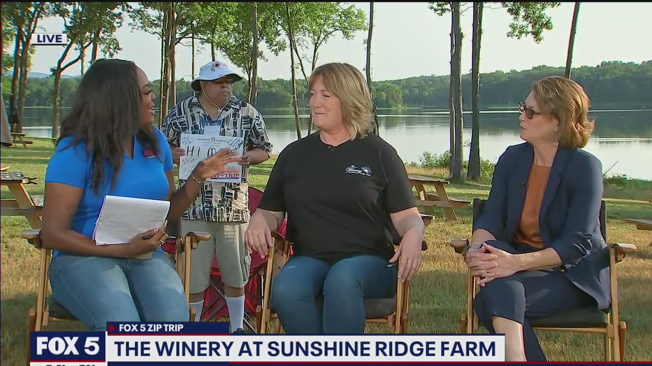 FOX 5 Zip Trip Gainesville: The Winery at Sunshine Ridge Farm