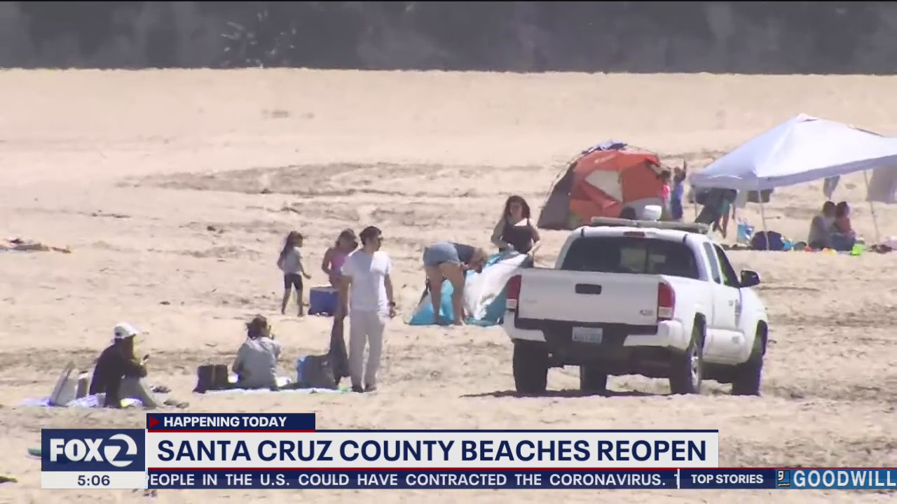 Santa Cruz beaches reopen
