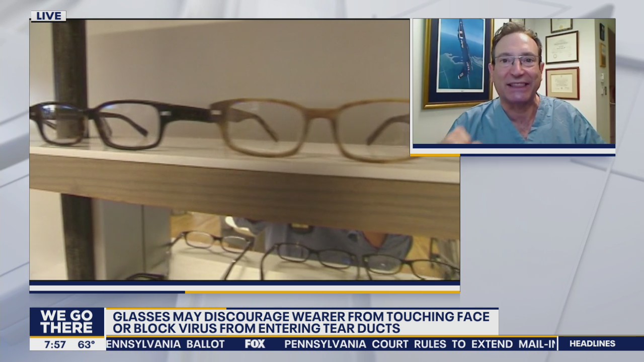 Study says wearing glasses could help protect against COVID-19