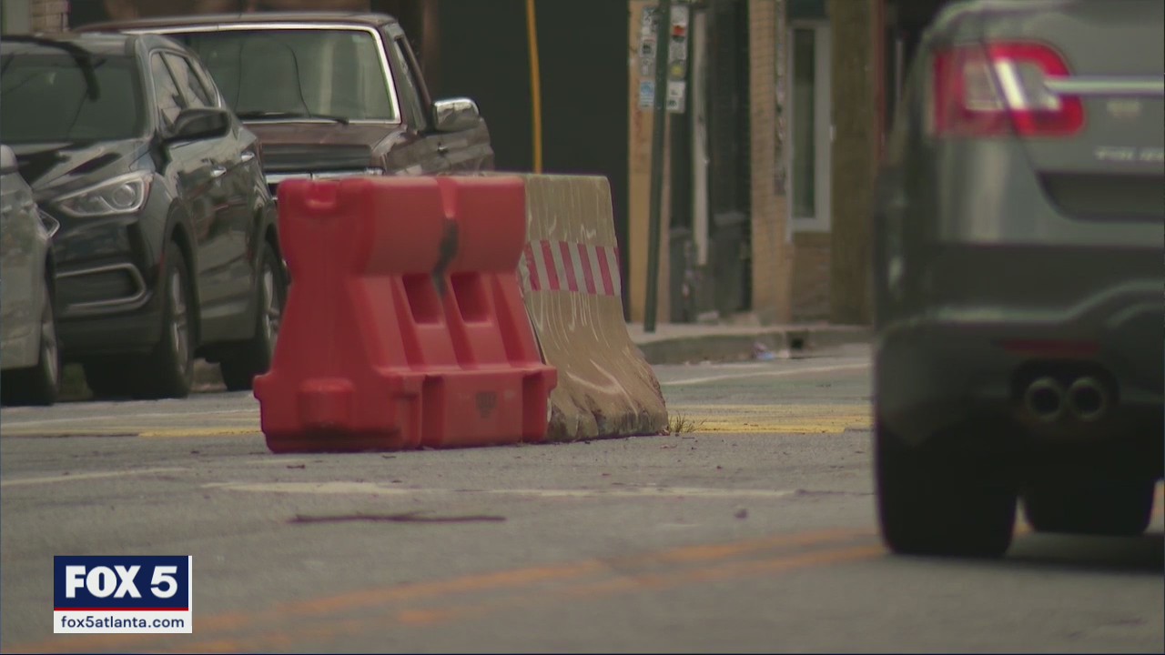Atlanta police hope barriers will help stop street racers