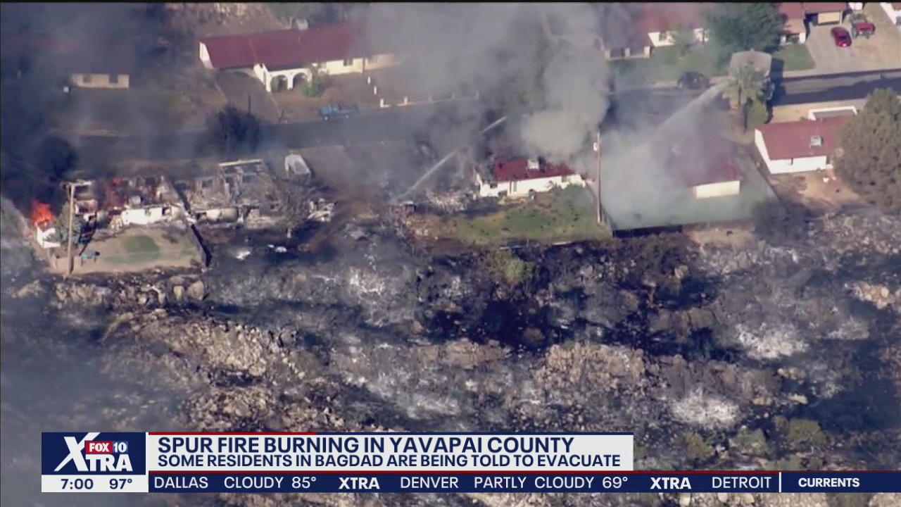 Dozens of homes destroyed in Spur Fire