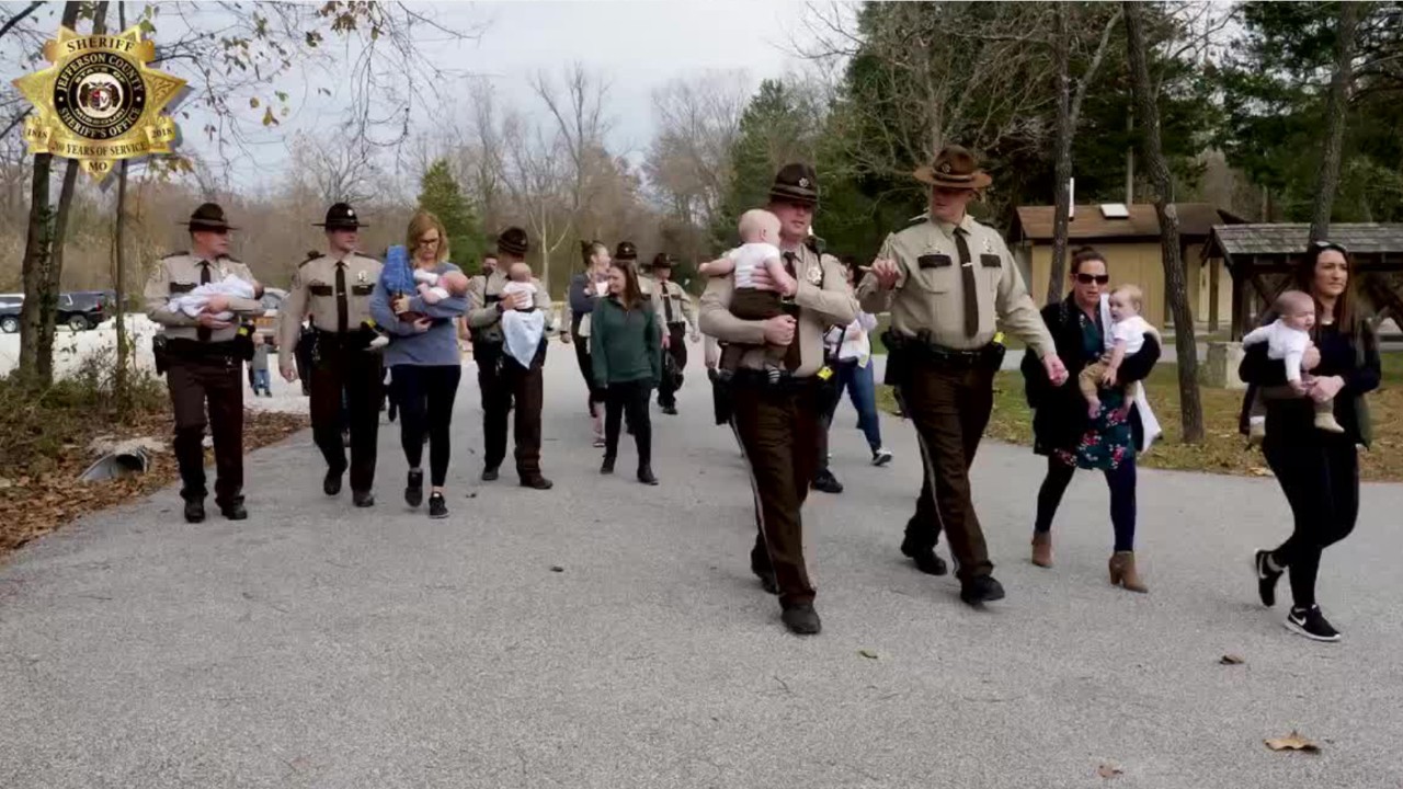 Missouri sheriff’s office welcomes 17 babies of deputies in same year