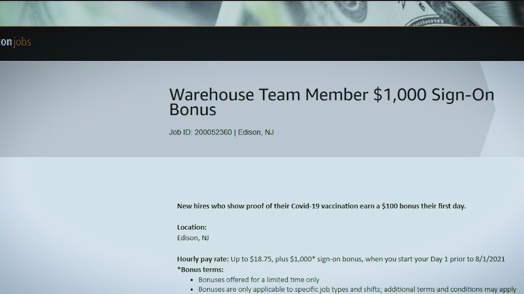 Hiring bonus boom