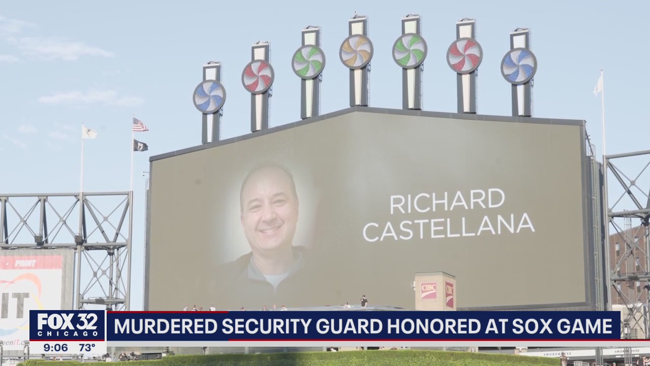 Murdered security guard honored at Chicago White Sox game