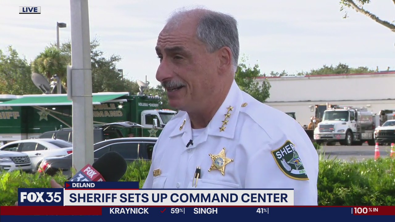 Volusia Sheriff sets up storm damage command center