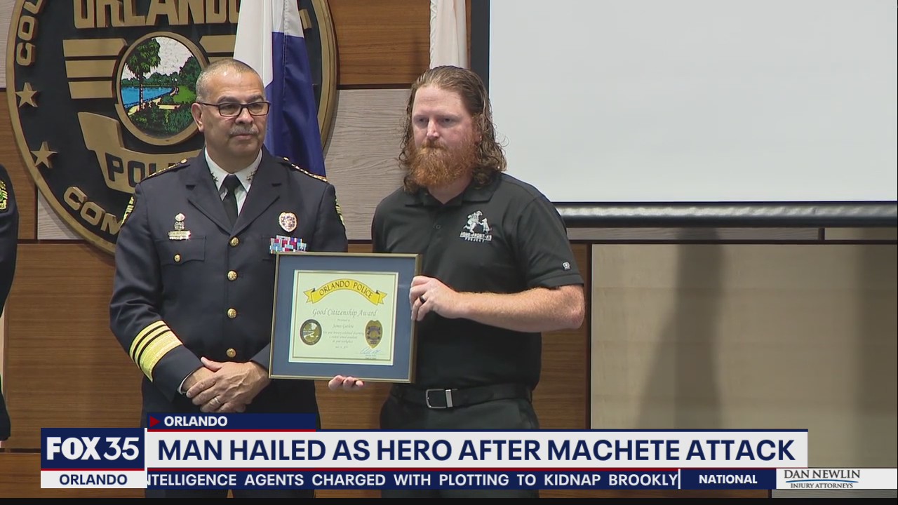 Army Veteran hailed hero after machete attack in Orlando