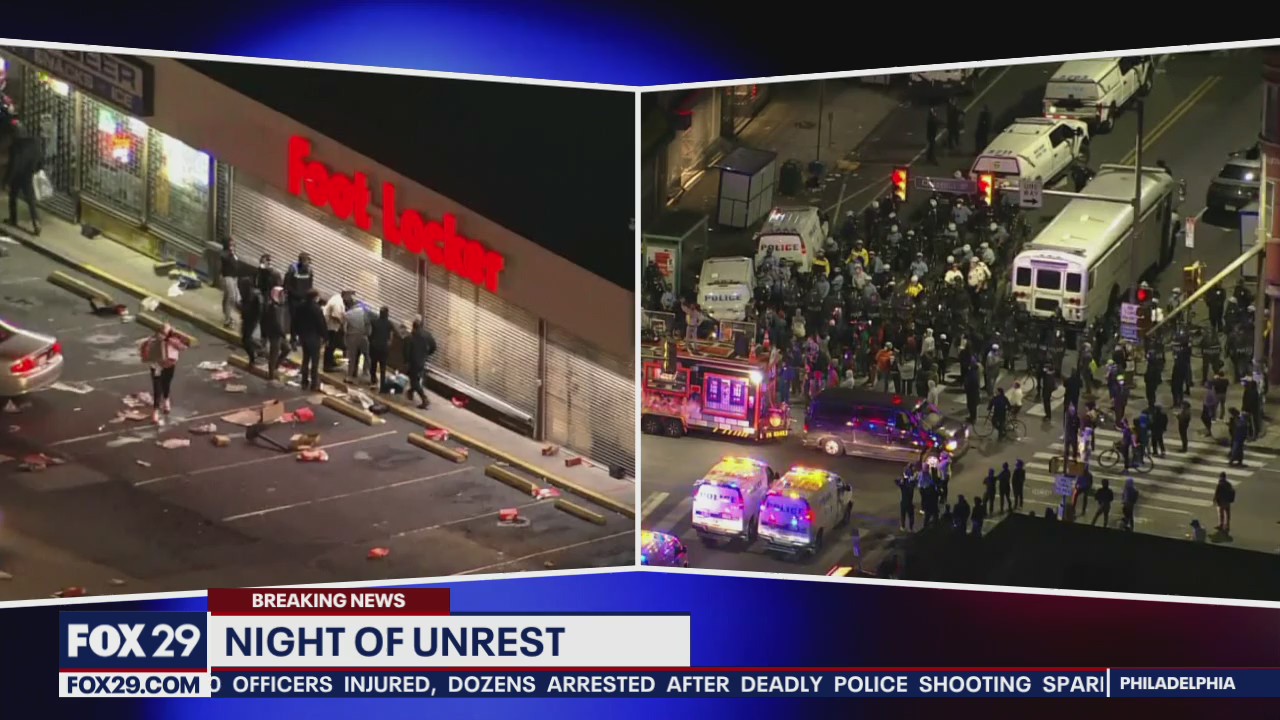 Looting and vandalism continues in Philadelphia following fatal shooting of Walter Wallace Jr.