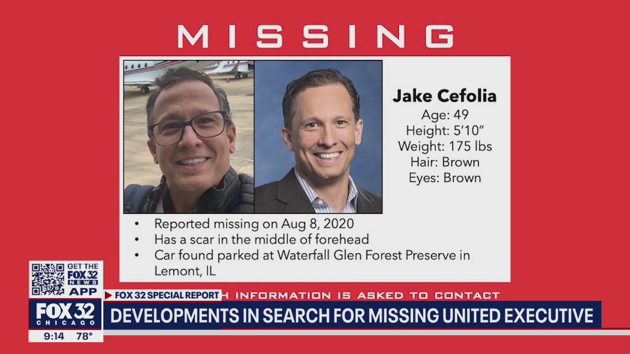 Developments in search for missing United Airlines executive