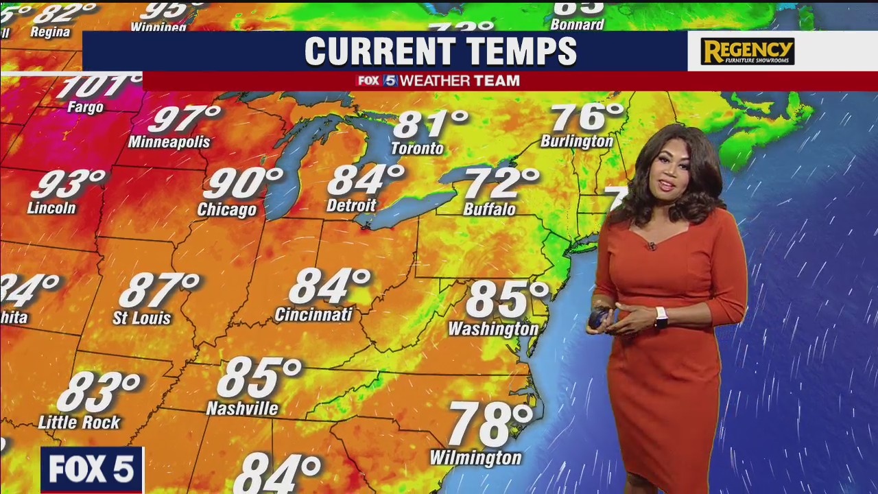 Sunny, hot weekend ahead for the DMV