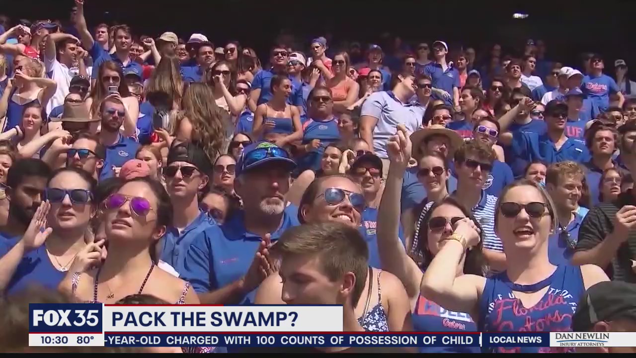 Packing the Swamp? The Gators' football coach wants a full stadium
