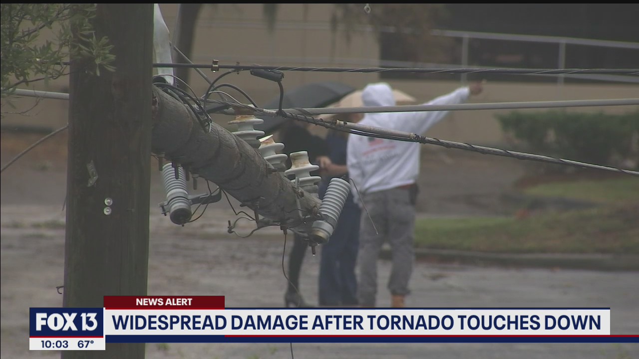 Tornado tears through 2 miles of northern Pinellas County