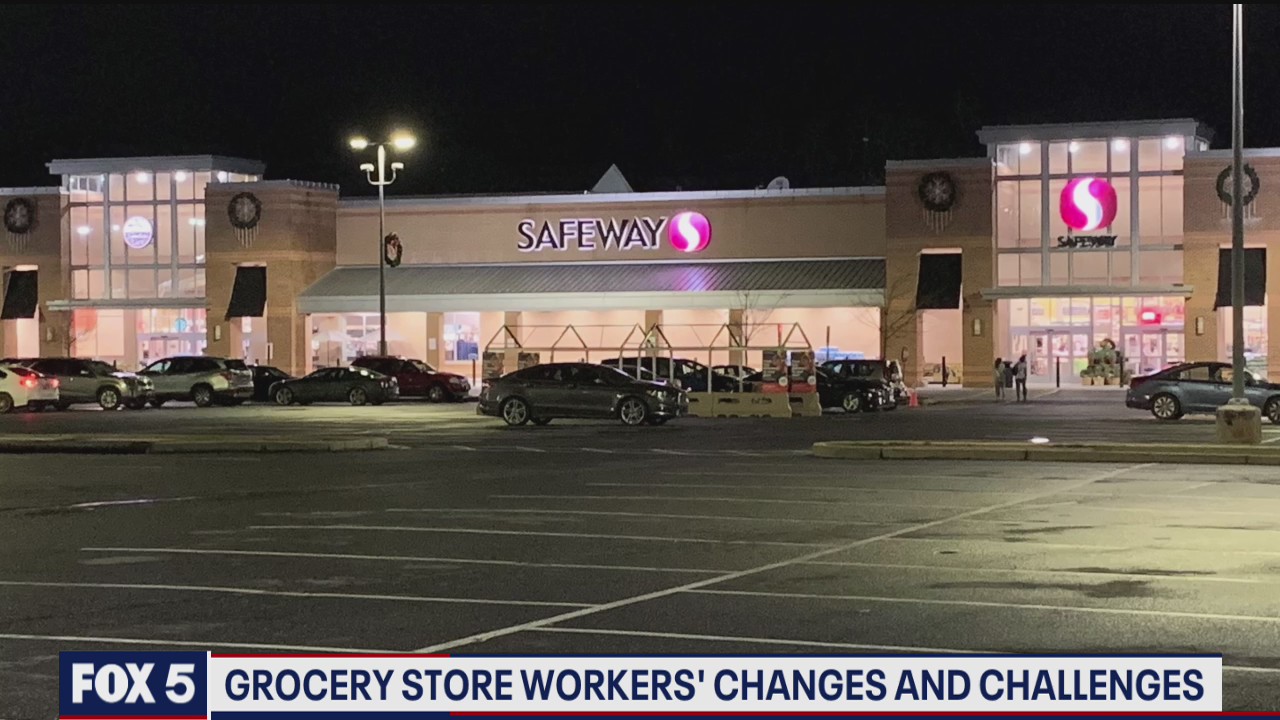 Grocery store workers' changes and challenges