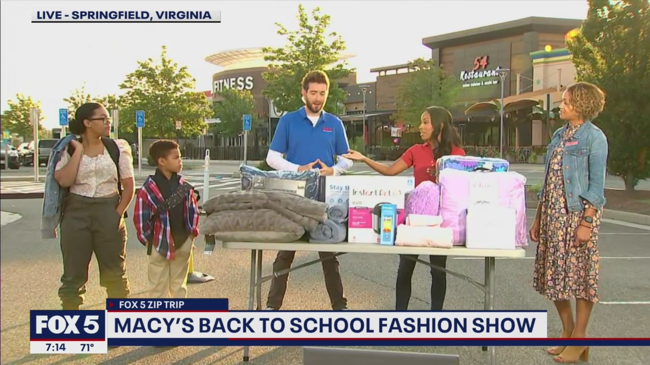 FOX 5 Zip Trip Springfield: Macy’s Back-To-School Fashion Show