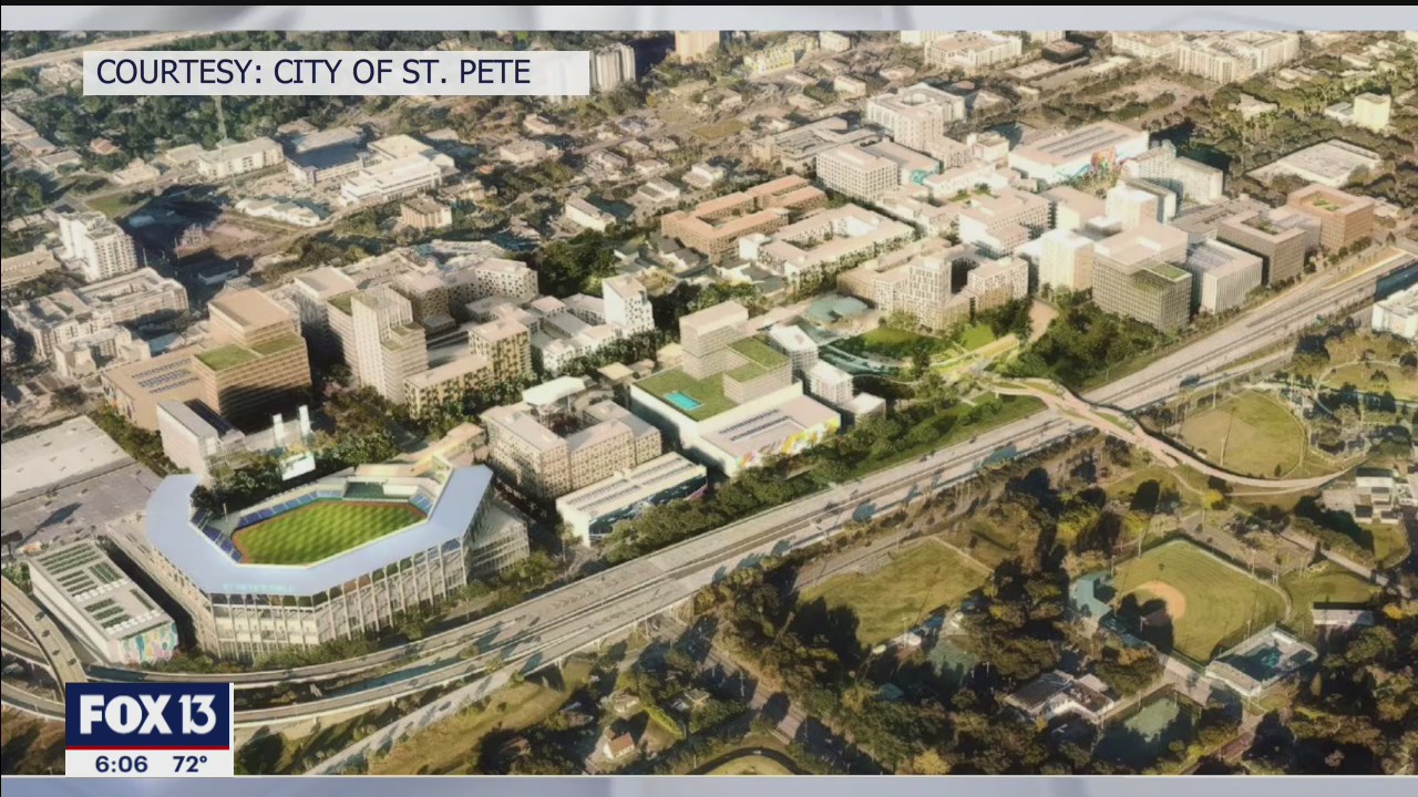Tropicana Field site plans with and without field unveiled