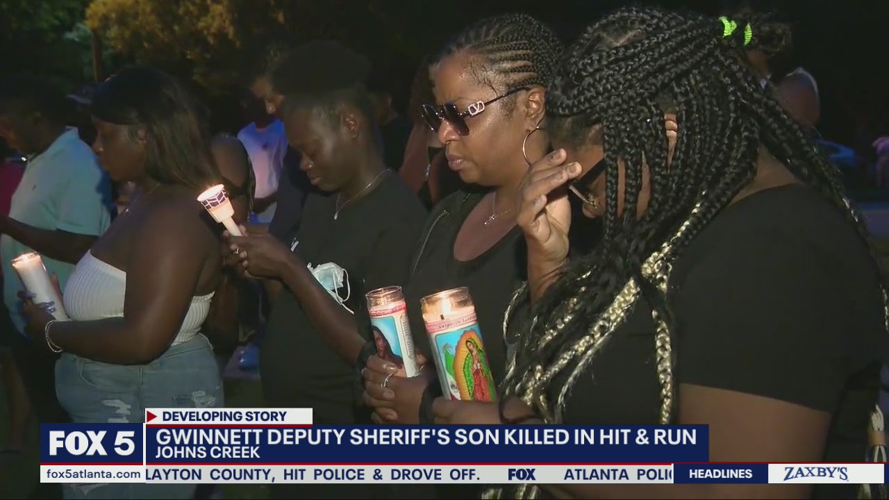 Vigil for deputy's son killed in Johns Creek hit-and-run