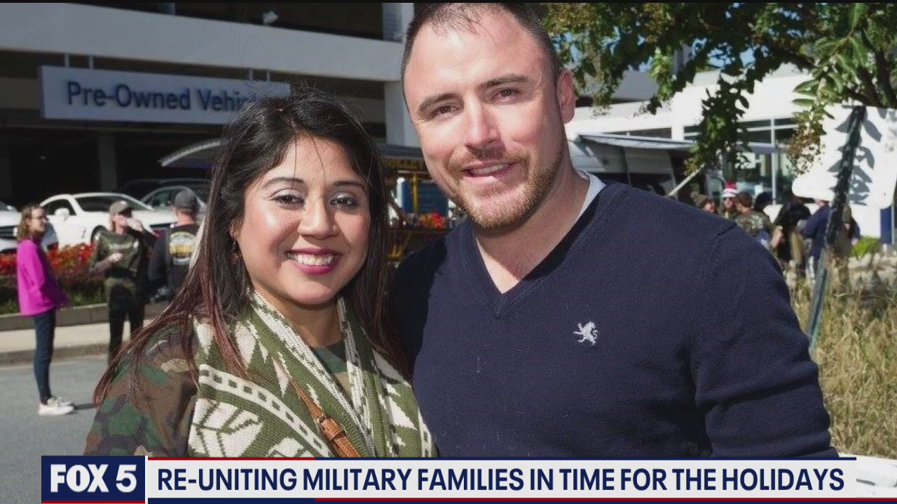 Reuniting military families in time for the holidays