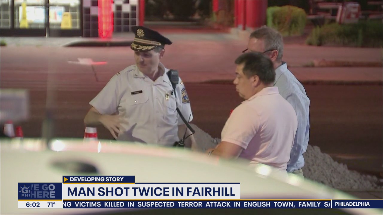 Man shot twice in the back in Fairhill