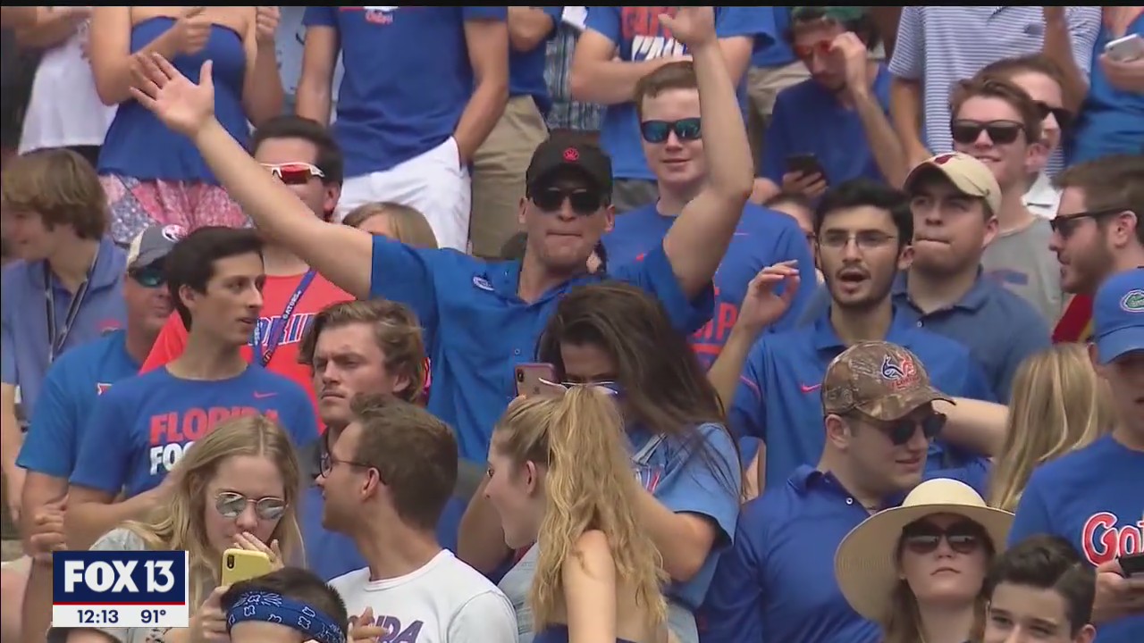 Some schools allowing fans at college football games