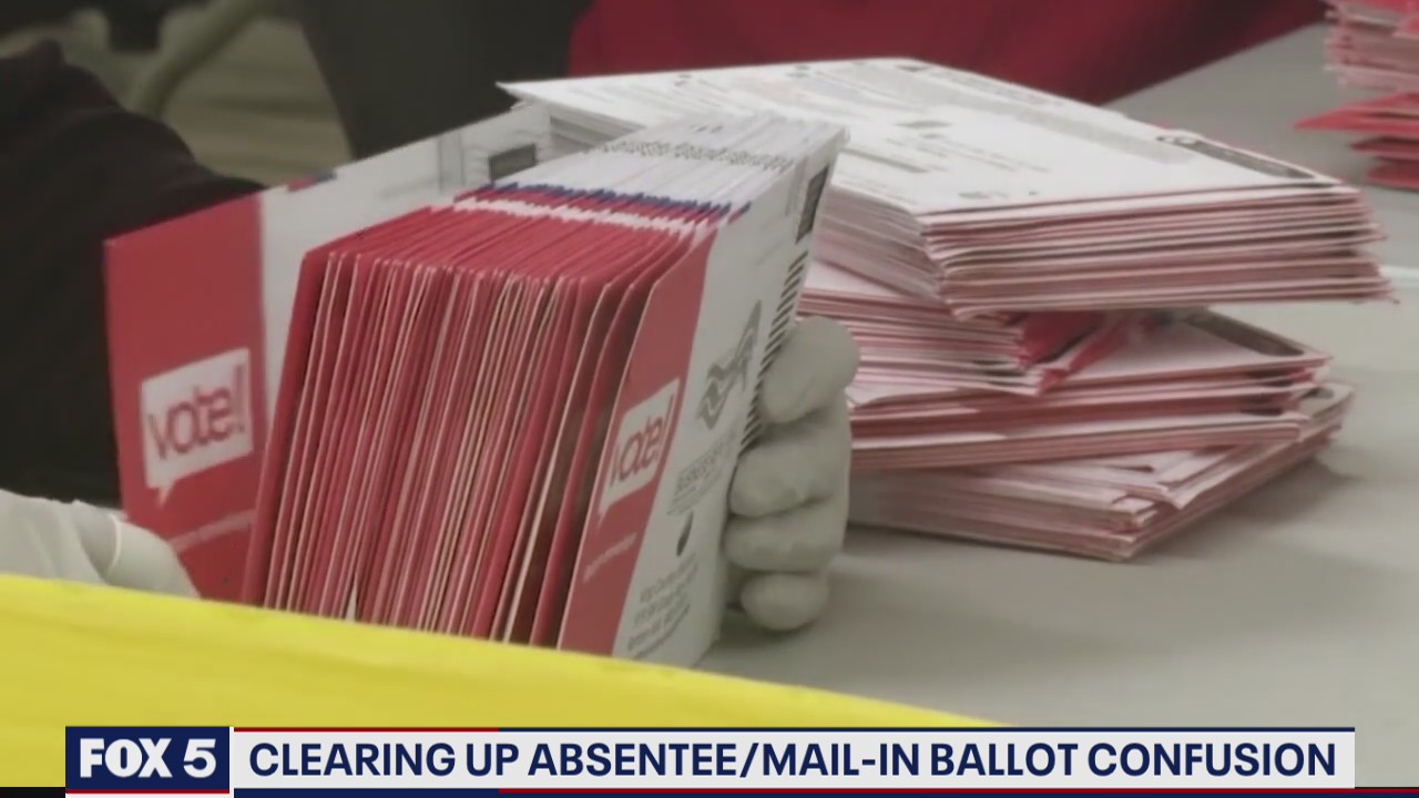 Clearing up absentee/mail-in ballot confusion