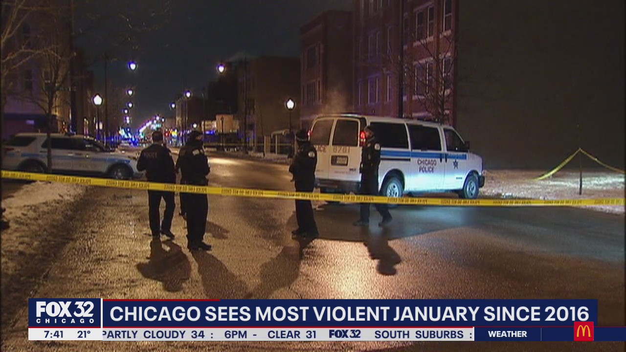 Chicago sees highest number of January homicides since 2016
