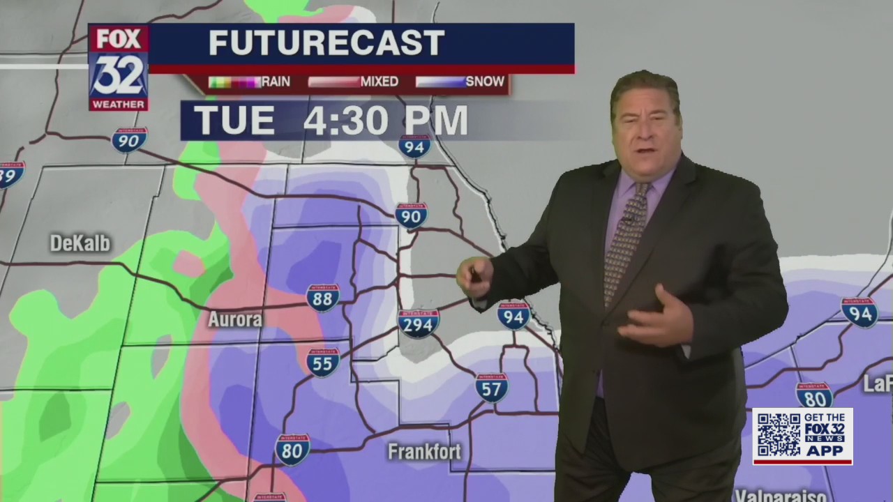 Chicago area could get slushy rain and snow on Tuesday