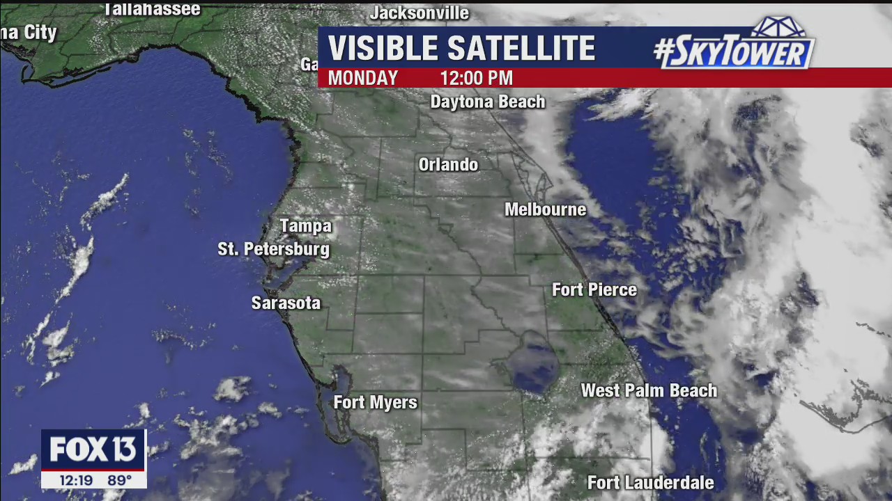 Monday Afternoon Forecast