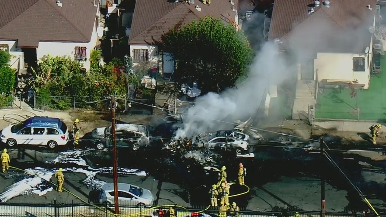 Downed aircraft reported in Pacoima
