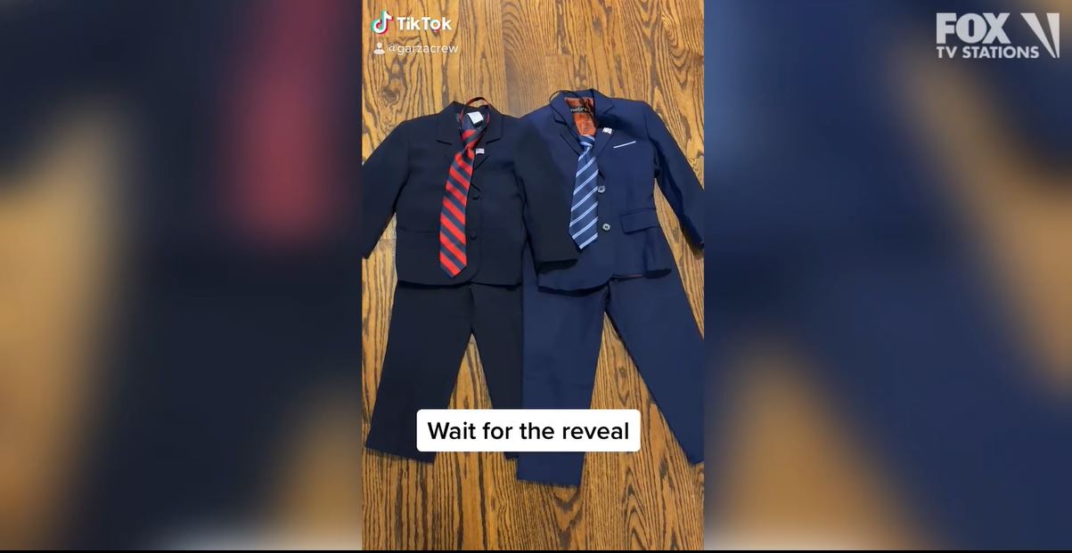 4-year-old twin girls dress up as Trump and Biden