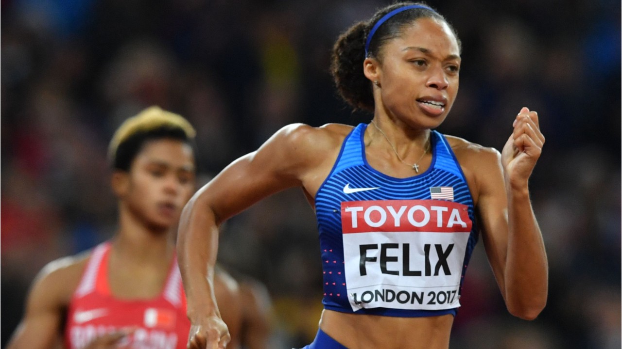 10 months after giving birth, Olympic runner Allyson Felix smashes world record held by Usain Bolt