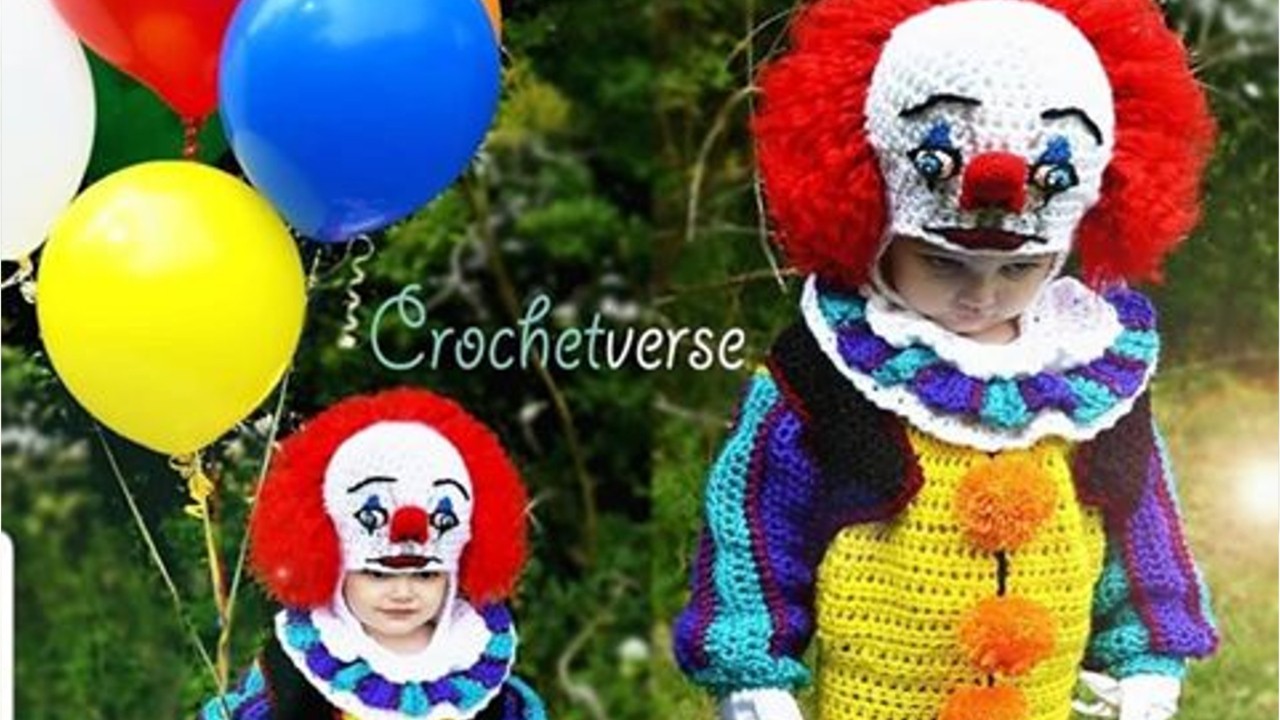 Mom spends up to 50 hours crocheting amazing Halloween costumes including ‘Alien,’ ‘Pennywise’