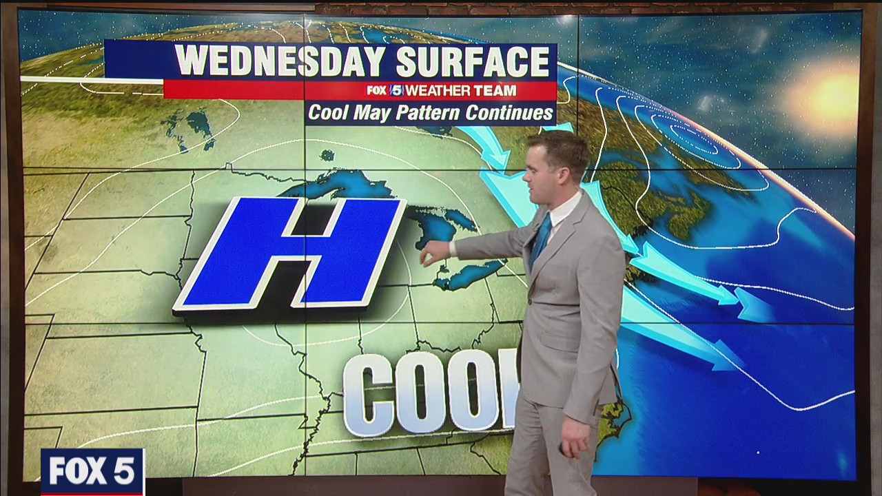 FOX 5 Weather forecast for Wednesday, May 12
