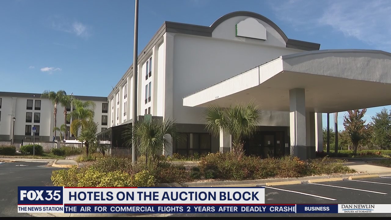 Orlando hotels on the auction block