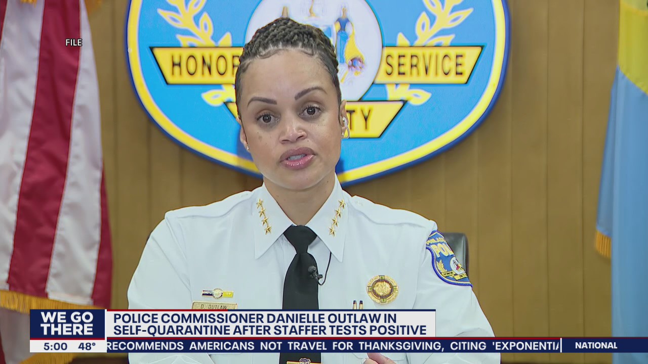 Commissioner Danielle Outlaw quarantining after staff member tests positive for COVID-19