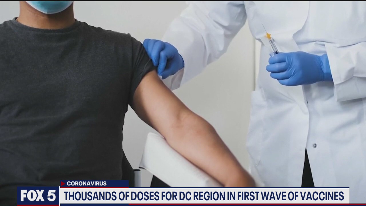 Thousands of doses for DC region in first wave of vaccines
