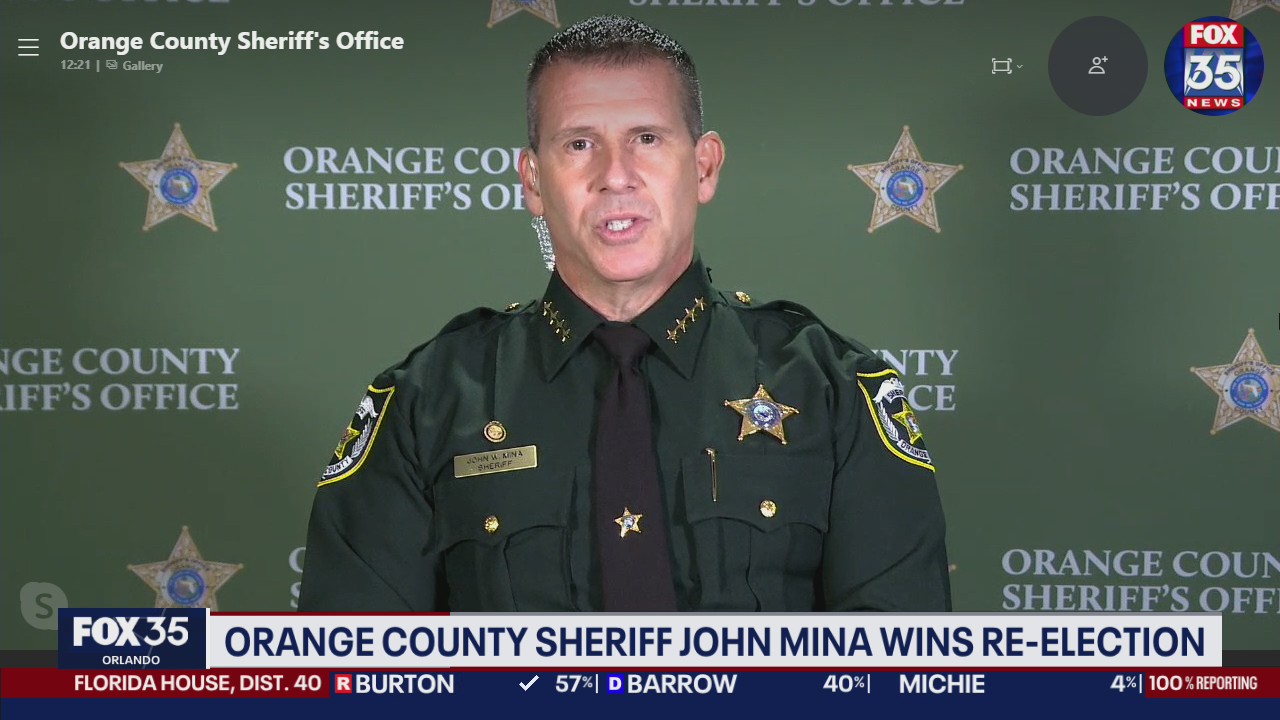 Orange County Sheriff John Mina wins re-election