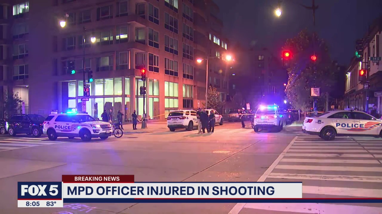 DC police officer injured during encounter with armed suspect