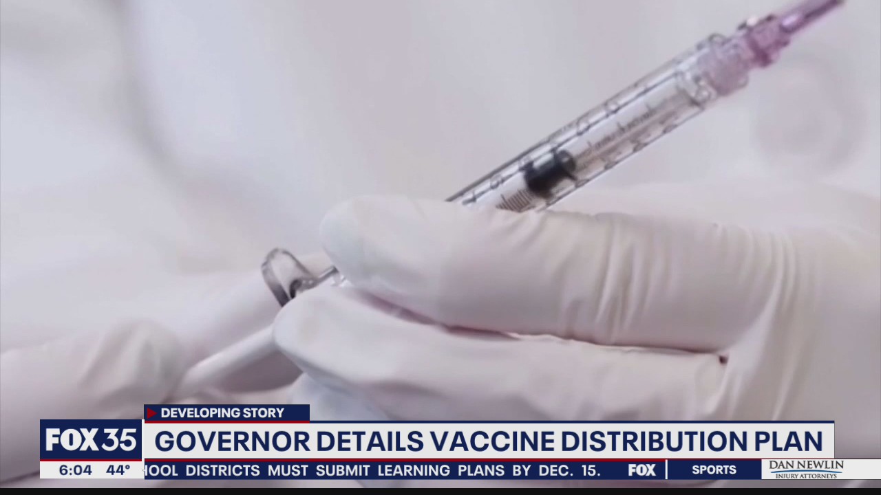 Florida governor details vaccine distribution plan