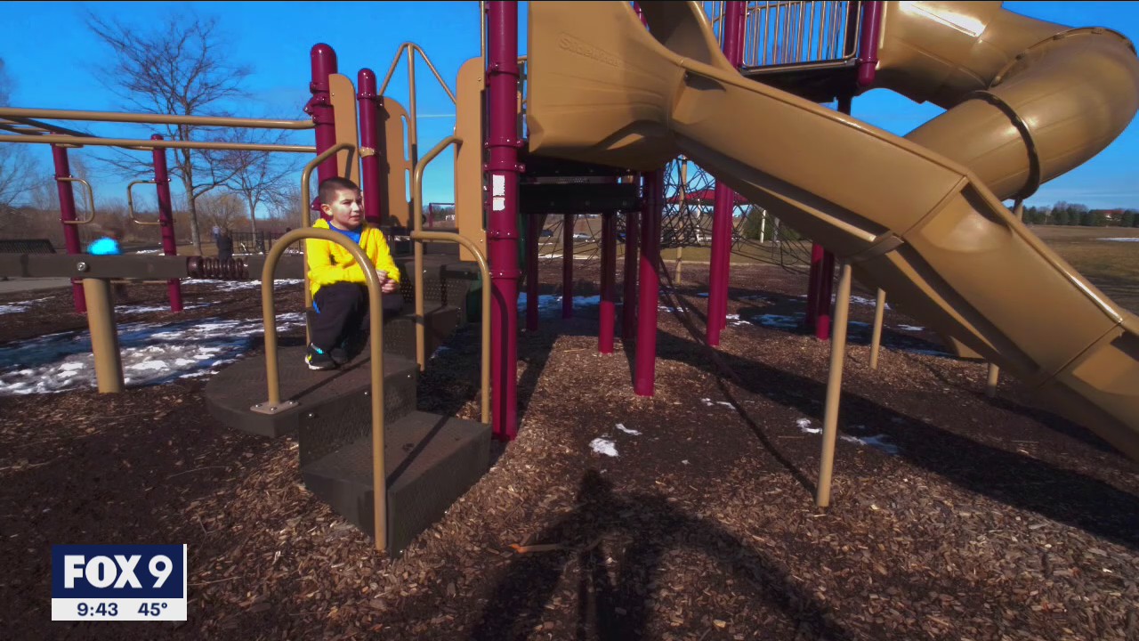 Waconia, Minnesota boy uses Make-A-Wish funds to fix up playground